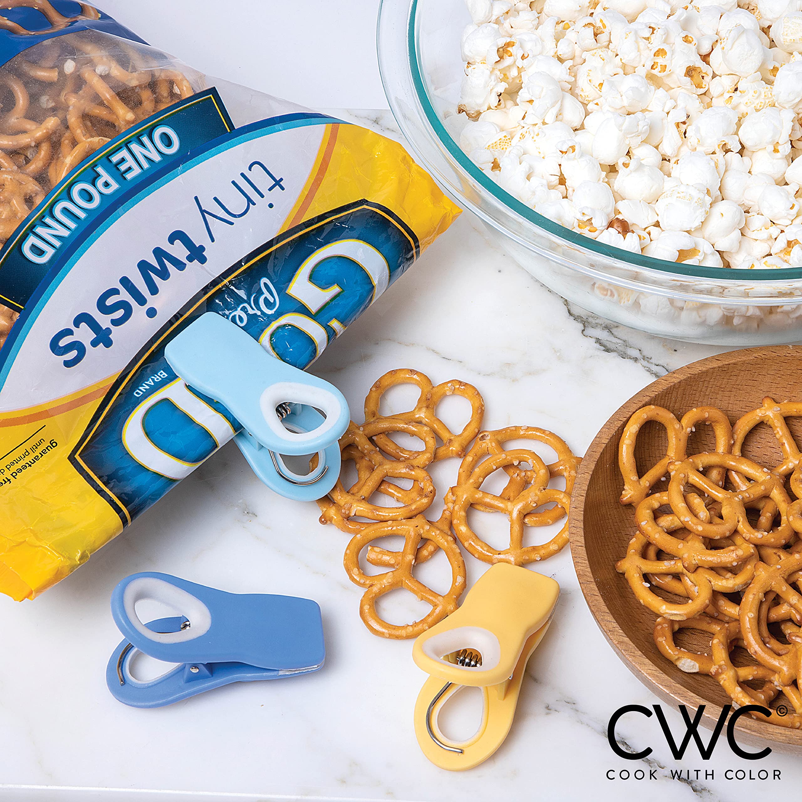 Foto 5 pulgar | Clips Para Bolsas Con Cierre Hermético Para Cocinar Con Color Para Almacenar Alimentos, 10 Unidades - Venta Internaci