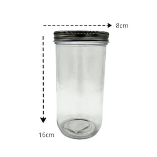 Foto 5 | Set 3 Frascos Especieros De Vidrio Templado 650ml Con Tapas De Aluminio