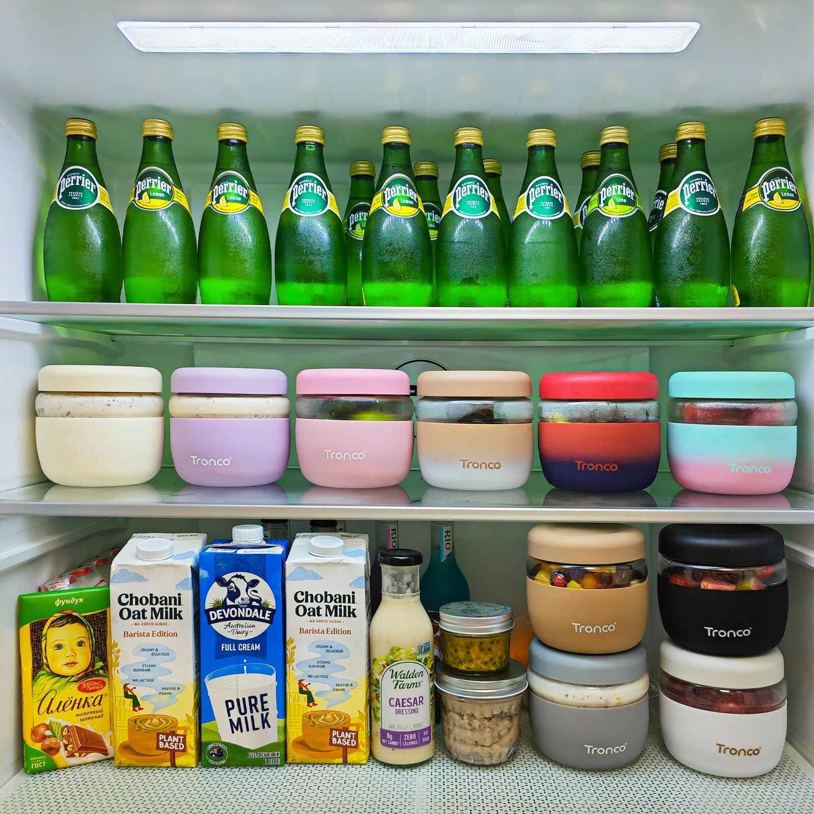 Foto 7 | Recipiente De Vidrio Para Almuerzo Tronco De 480 Ml Con Tapa, Juego De 4 - Venta Internacional.