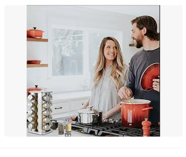 Foto 4 | Especiero Moderno Giratorio 20 Frascos Cocina Organizador Xtellar