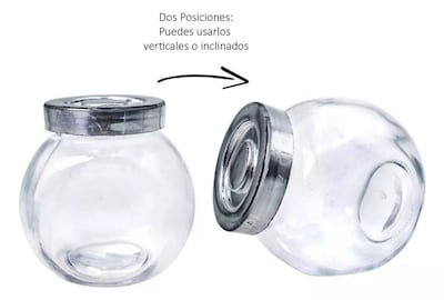 Foto 4 | 6 Frascos Vidrio Especieros Tapa Almacenamiento Mason Jar Color Transparente Xtellar