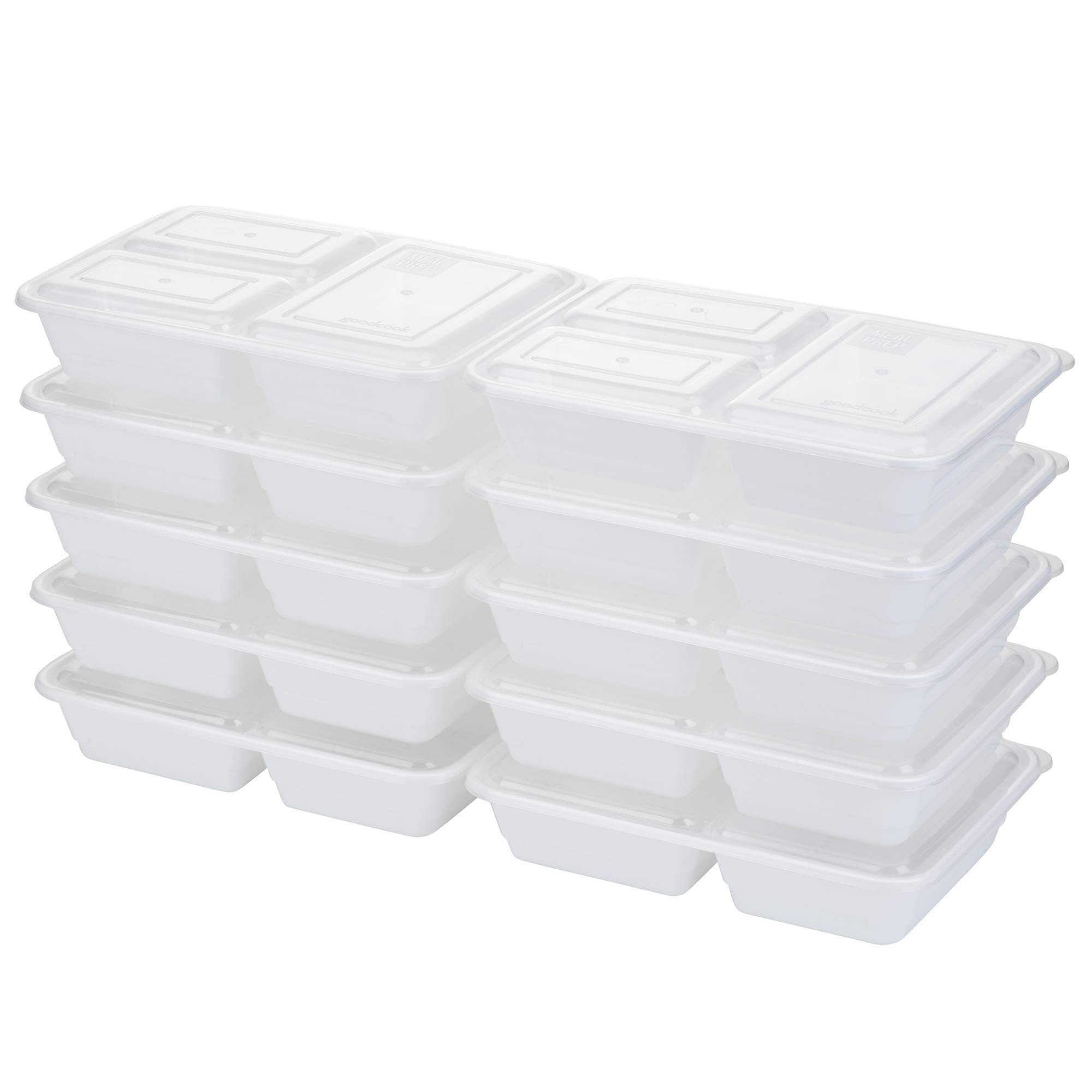 Recipiente Para Preparación De Comidas Good Cook, 3 Compartimentos, Sin Bpa - Venta Internacional.