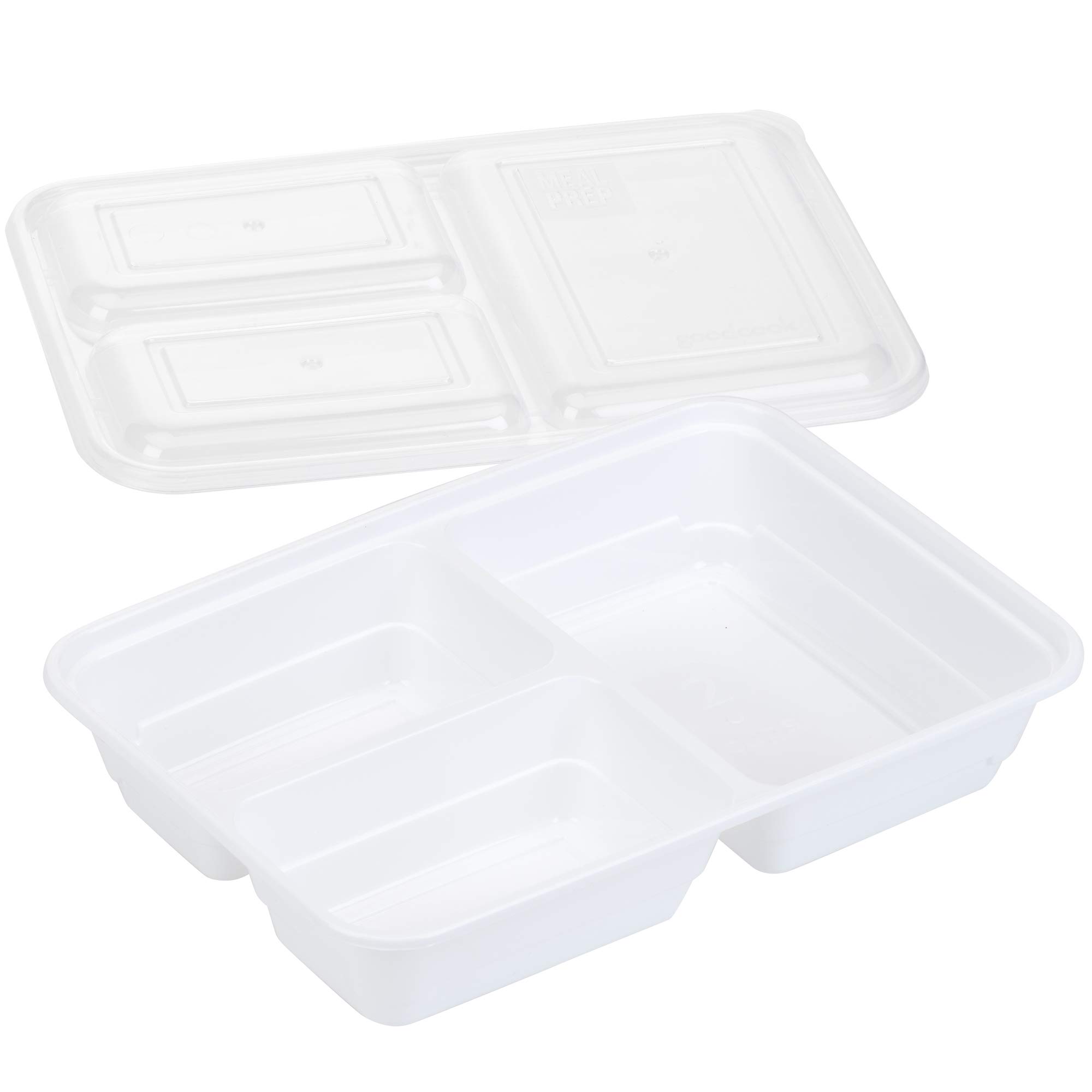Foto 4 pulgar | Recipiente Para Preparación De Comidas Good Cook, 3 Compartimentos, Sin Bpa - Venta Internacional.