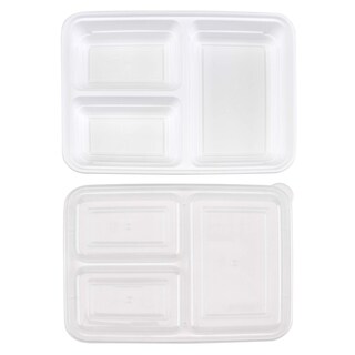 Foto 6 | Recipiente Para Preparación De Comidas Good Cook, 3 Compartimentos, Sin Bpa - Venta Internacional.