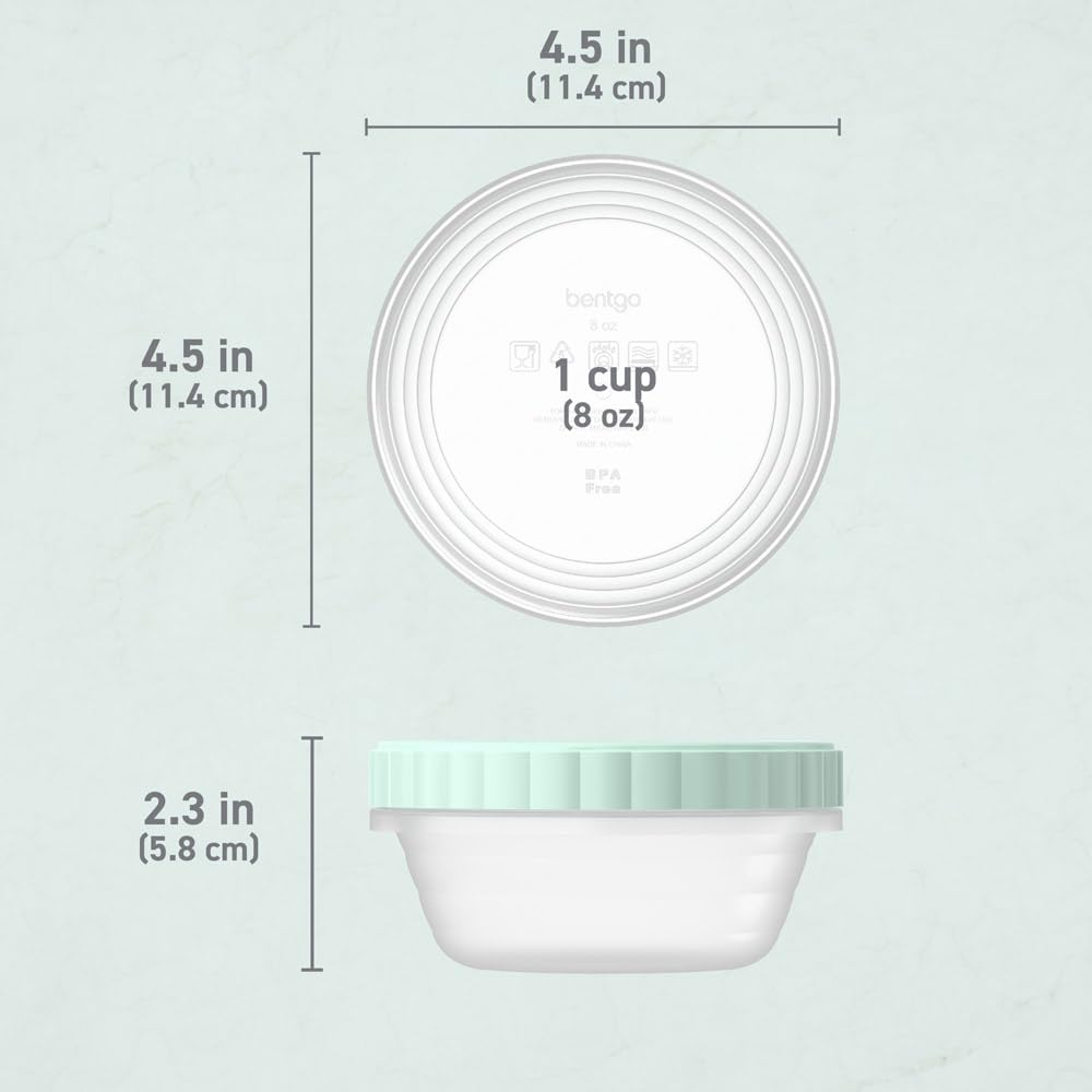 Foto 7 pulgar | Contenedores De Delicatessen Bentgo Prep Para Almacenamiento De Alimentos, 20 Unidades, 240 Ml - Venta Internacional.