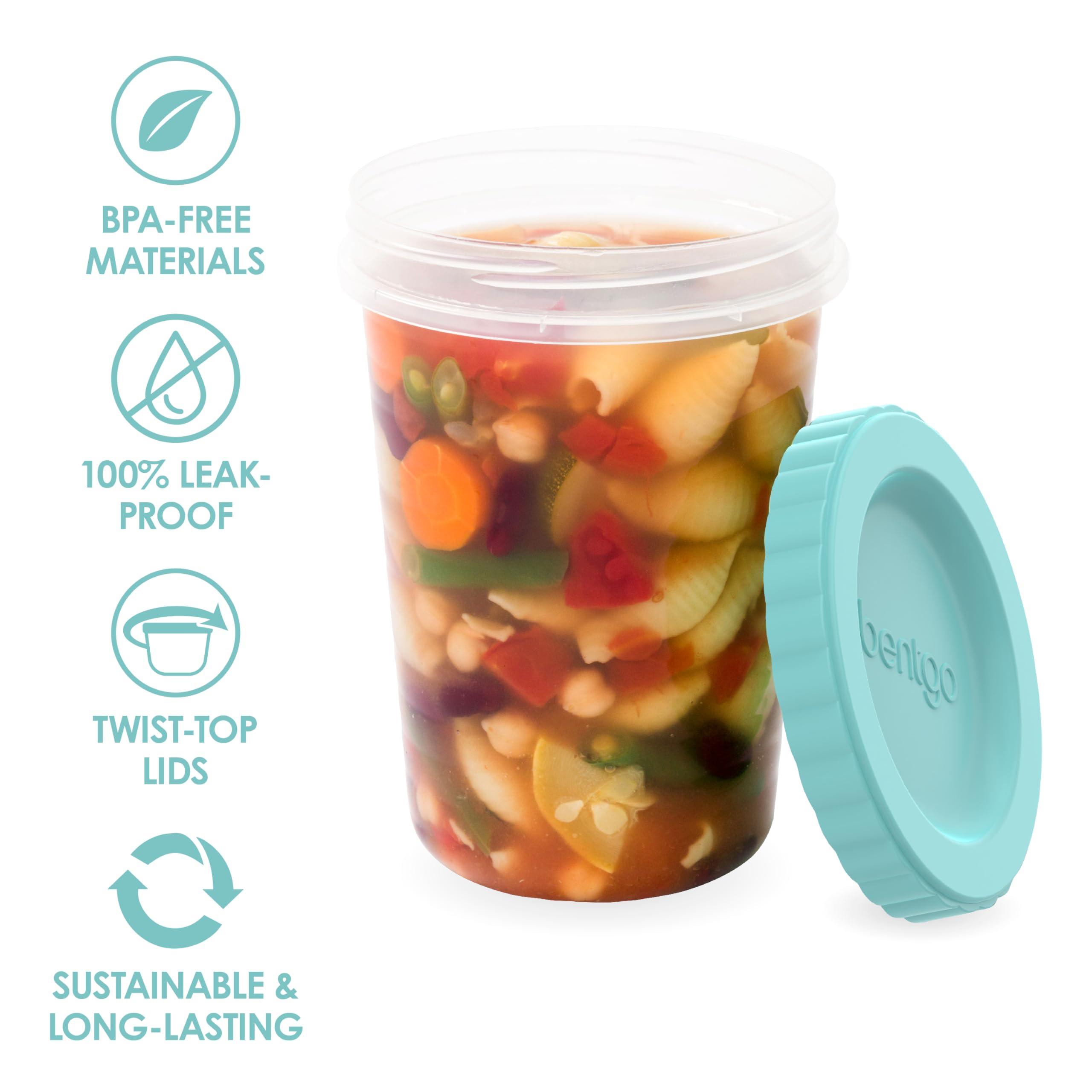 Foto 5 pulgar | Contenedores De Delicatessen Bentgo Prep Para Almacenamiento De Alimentos, 20 Unidades, 946 Ml - Venta Internacional.