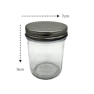 Foto 4 | Set 5 Frascos Especieros De Vidrio Templado 200ml Con Tapas De Aluminio