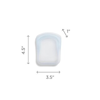 Foto 6 | Bolsas De Almacenamiento De Alimentos Stasher Premium Silicone, 4 Ml, Transparentes Y Aguamarinas - Venta Internacional.