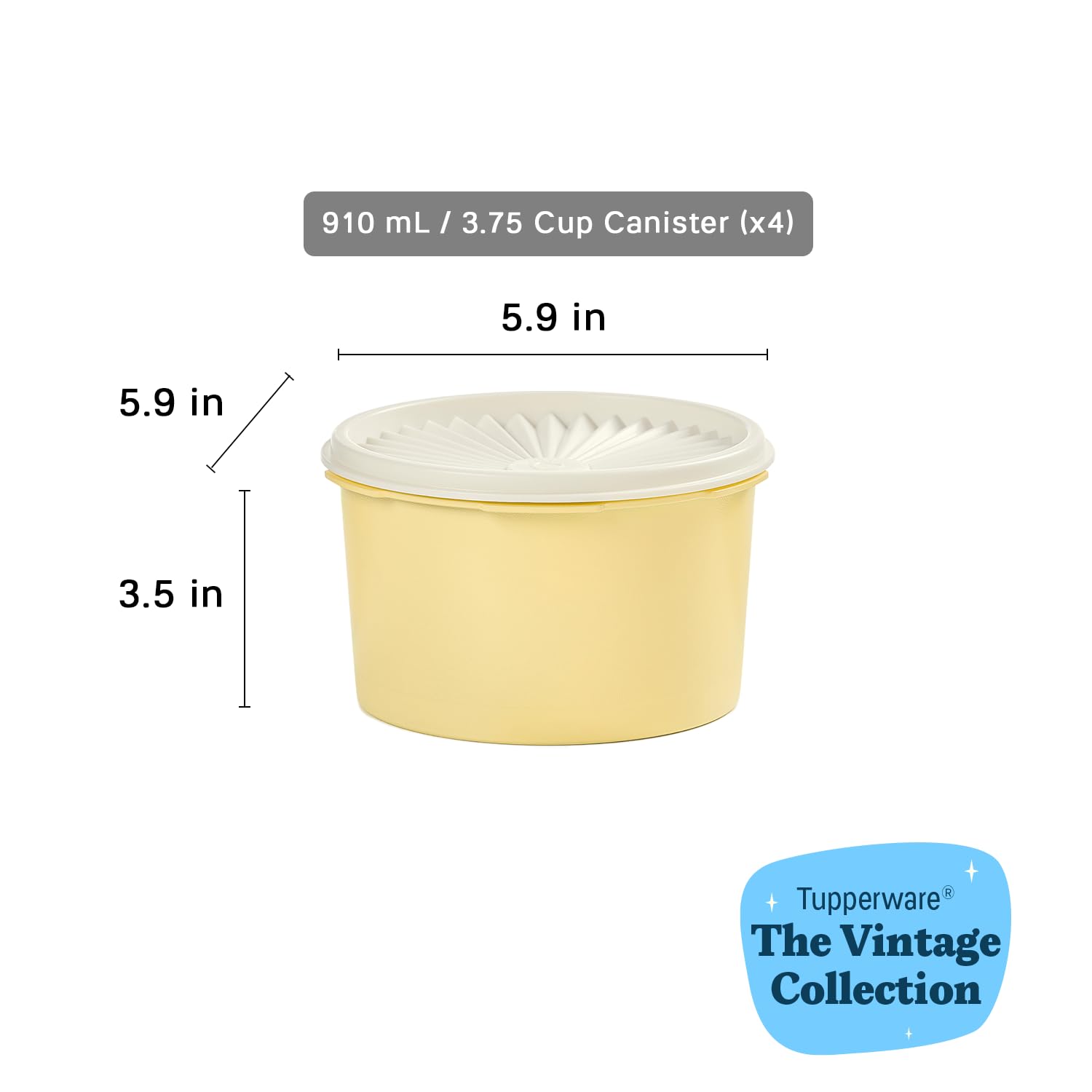 Foto 4 pulgar | Juego De Recipientes Para Almacenamiento De Alimentos Tupperware Heritage, 8 Piezas - Venta Internacional.