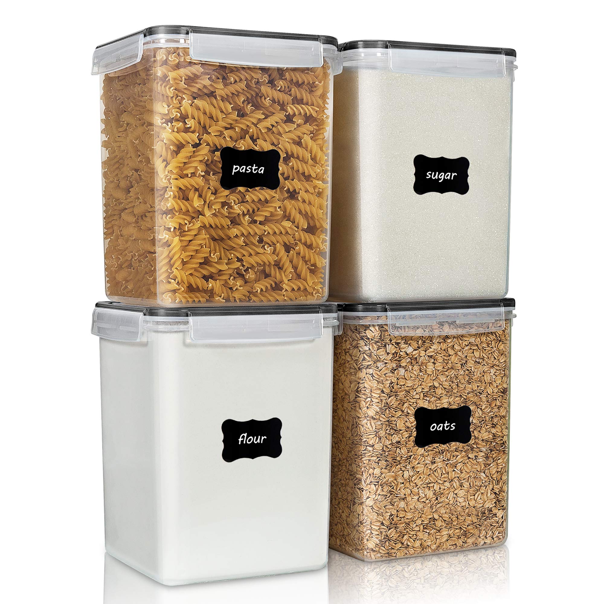 Contenedores De Almacenamiento De Alimentos Vtopmart De 5,2 L/175 Oz, 4 Piezas Con Accesorios - Venta Internacional.