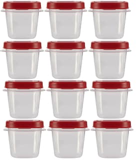 Foto 1 | Contenedores De Almacenamiento De Alimentos Rubbermaid Easy Find Lids De 0,5 L - Venta Internacional.