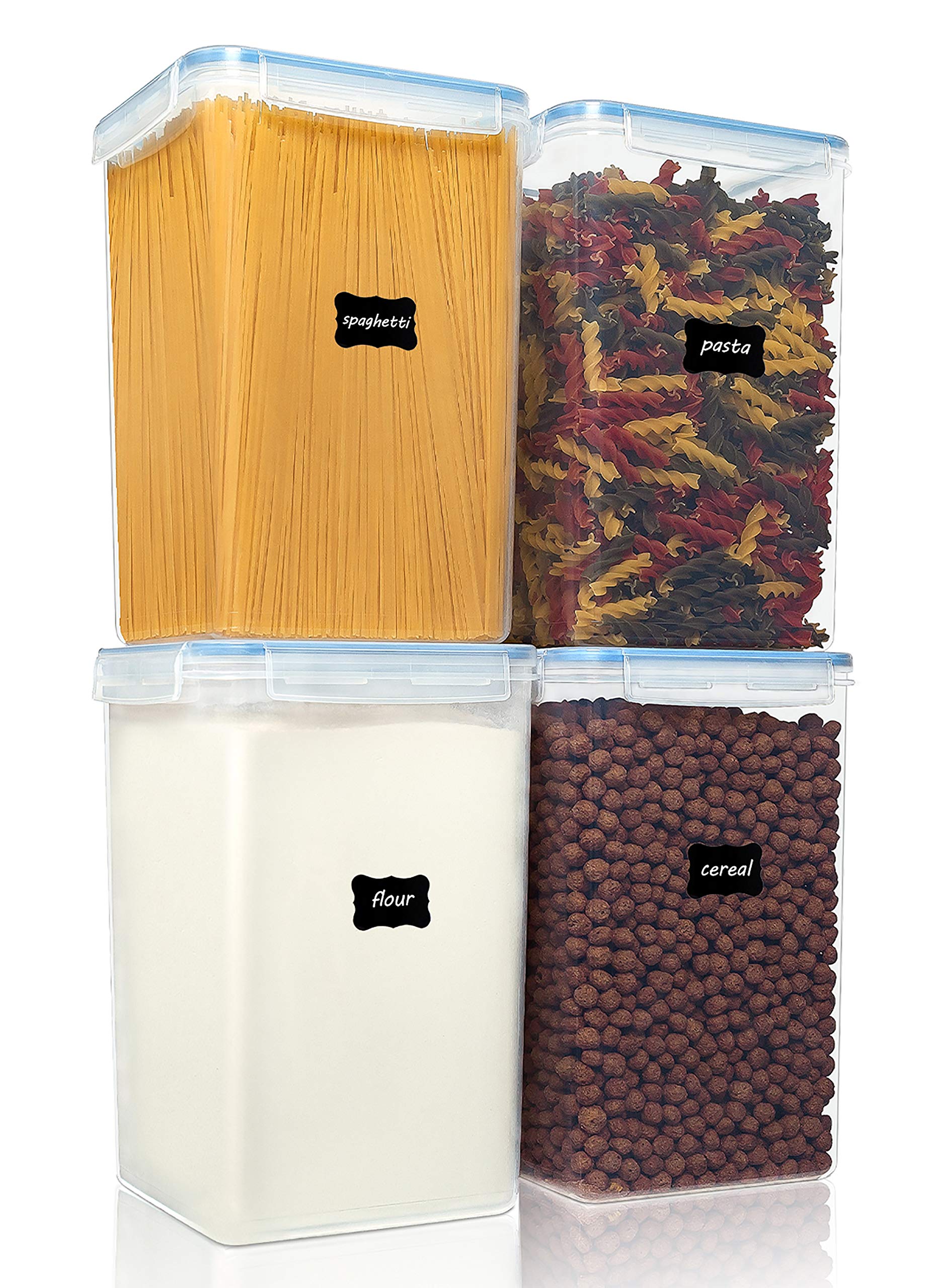 Contenedores De Almacenamiento De Alimentos Vtopmart, Extra Grandes Y Altos, 6,5 L, 4 Unidades - Venta Internacional.