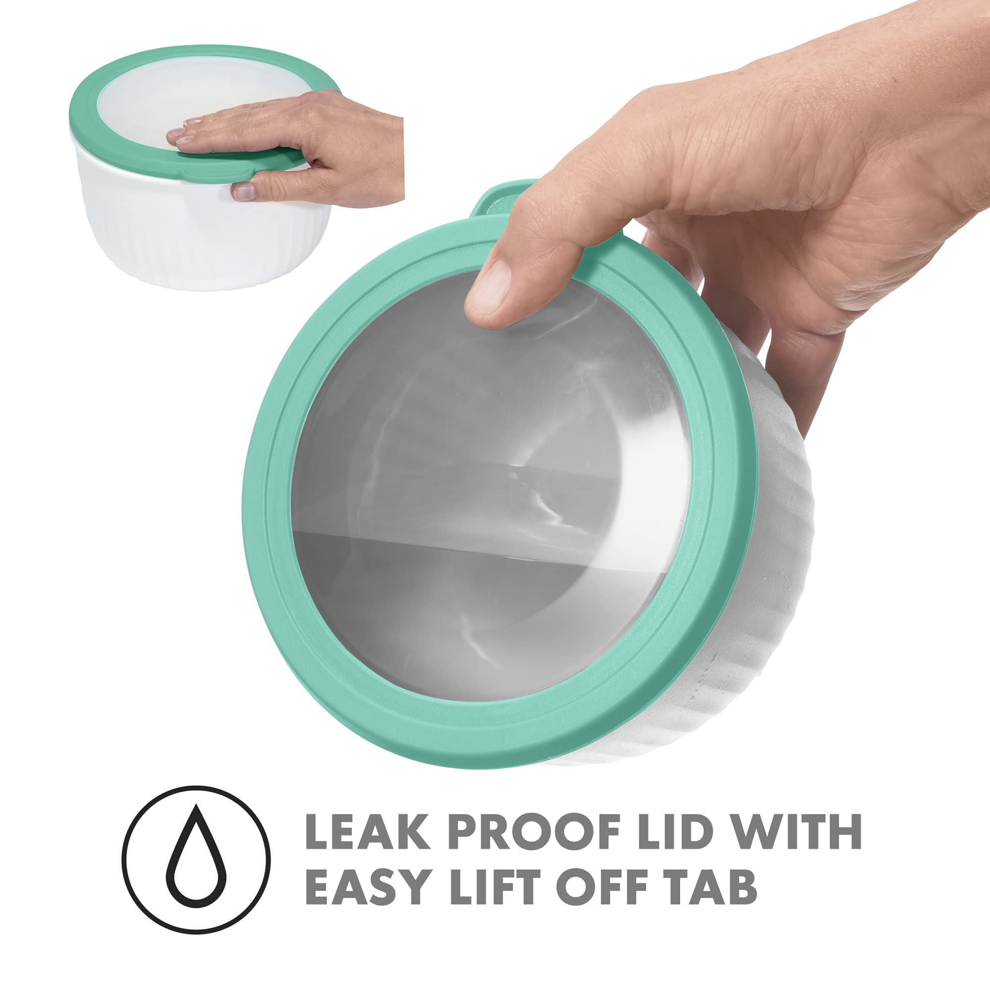 Foto 2 | Recipiente De Plástico Para Preparar, Almacenar Y Servir Para Oggi De 4 Litros Con Tapa Transparente - Venta Interna