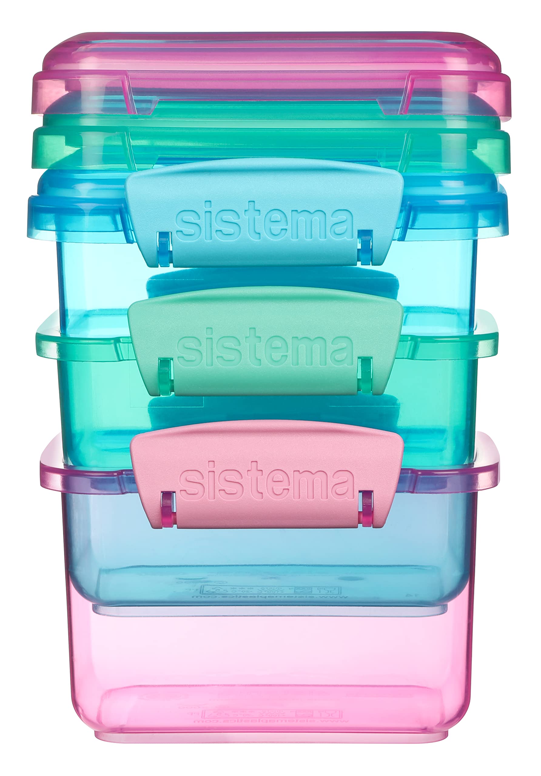 Foto 4 | Sistema De Recipientes De Almacenamiento De Alimentos De 3 Piezas De 200 Ml Con Tapas - Venta Internacional.