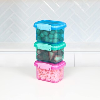 Foto 5 | Sistema De Recipientes De Almacenamiento De Alimentos De 3 Piezas De 200 Ml Con Tapas - Venta Internacional.