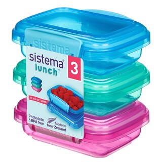 Foto 1 | Recipientes De Almacenamiento De Alimentos Sistema Lunch Collection, 200 Ml, 3 Unidades - Venta Internacional.