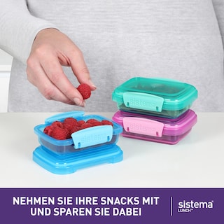 Foto 4 | Recipientes De Almacenamiento De Alimentos Sistema Lunch Collection, 200 Ml, 3 Unidades - Venta Internacional.