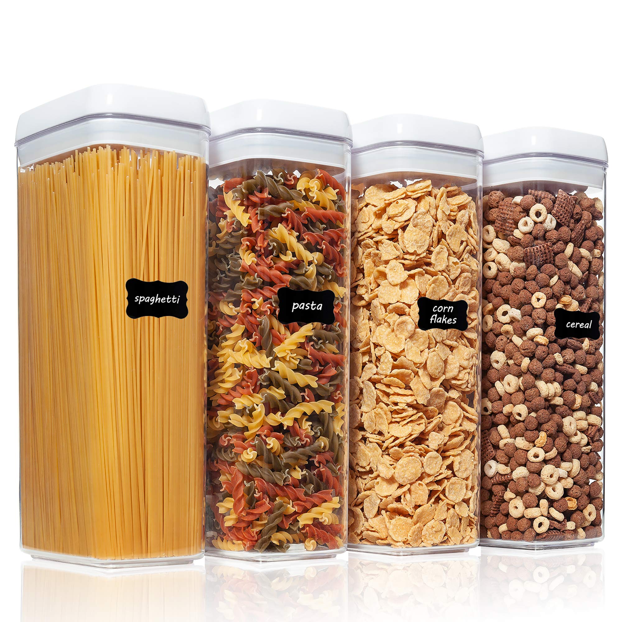 Foto 2 pulgar | Recipientes Herméticos Para Almacenamiento De Alimentos Vtopmart, 4 Unidades, 3,2 Litros, Con Tapas - Venta Internaci