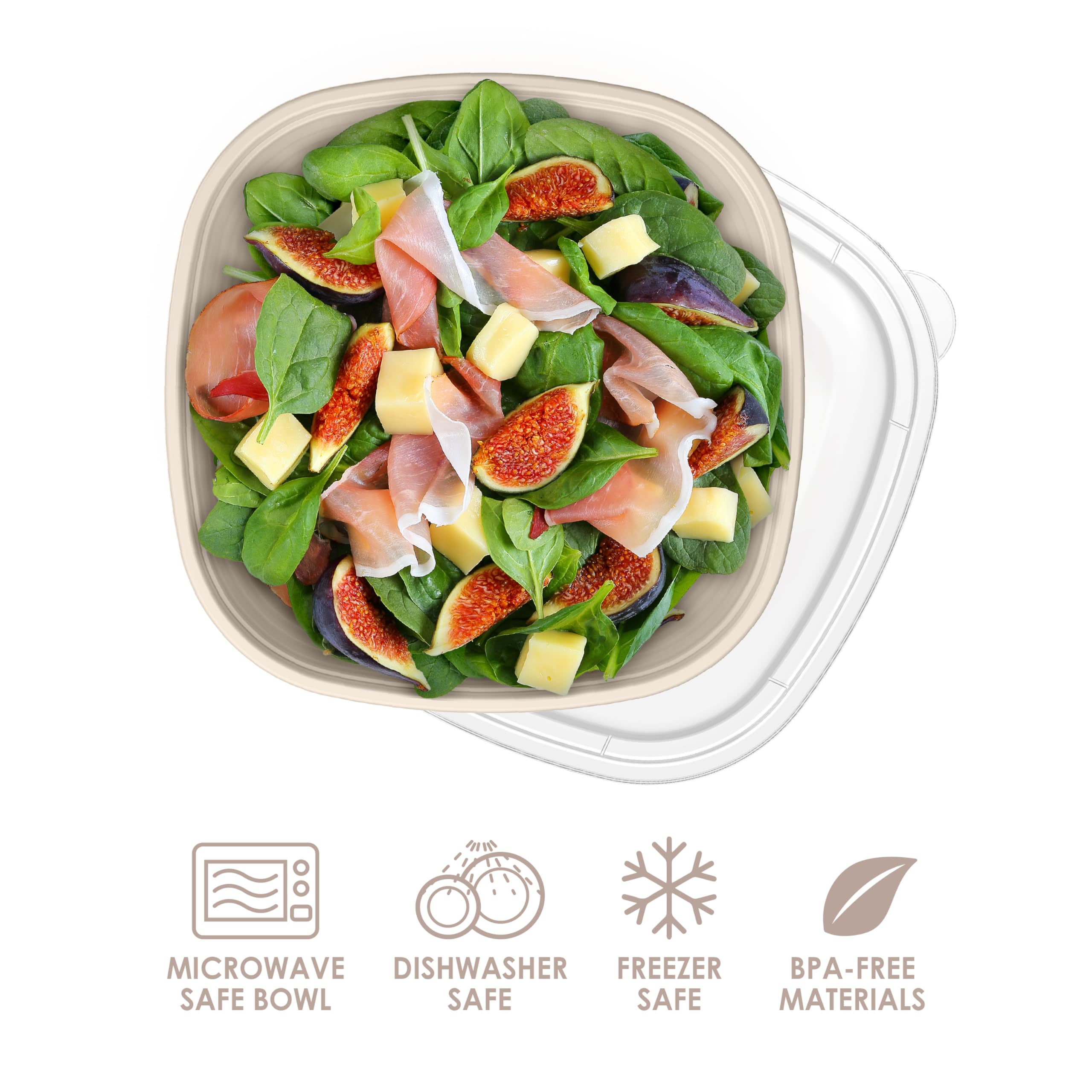 Foto 3 | Recipientes Para Almacenar Alimentos Meal Prep Bentgo Prep Con 1 Compartimento - Venta Internacional.
