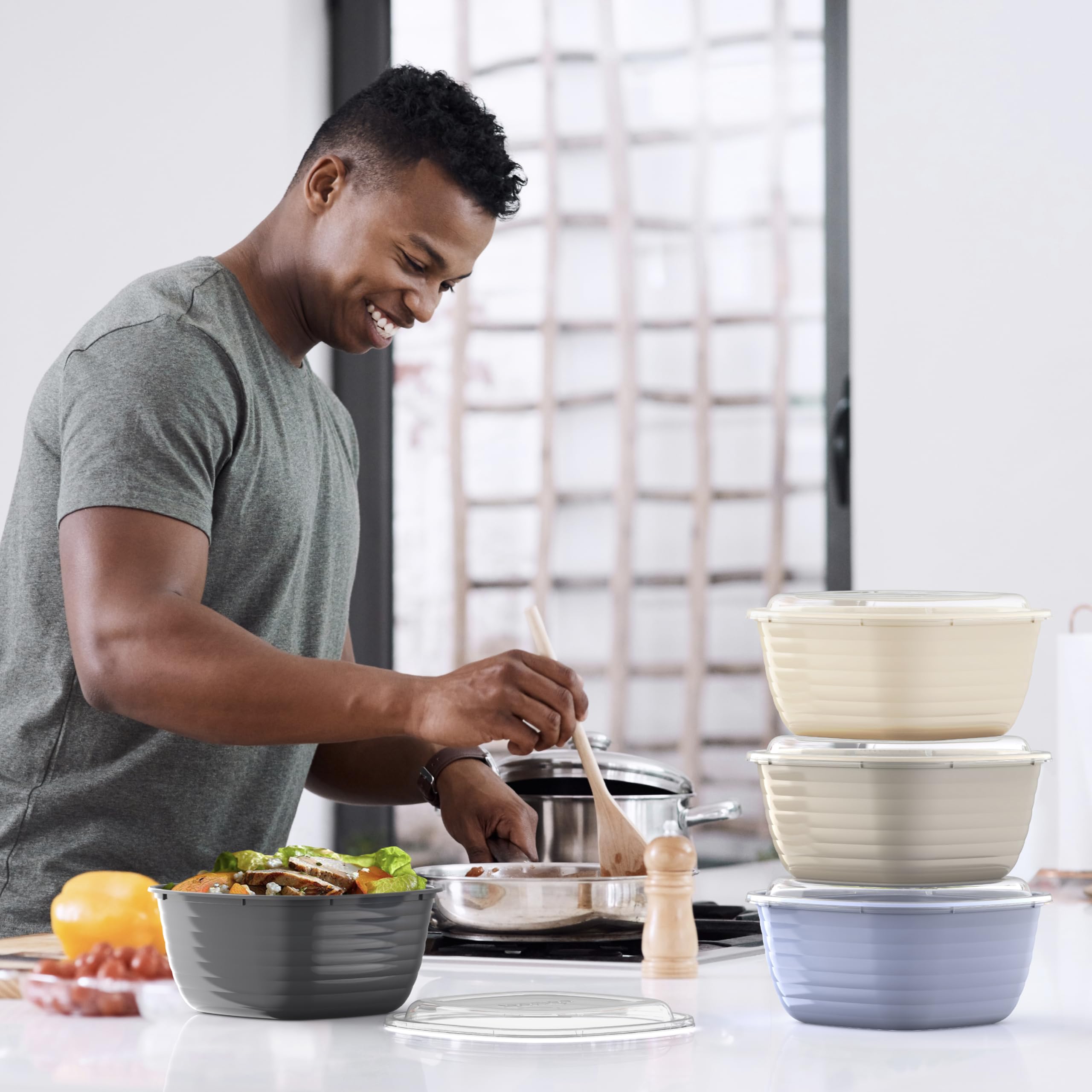 Foto 4 | Recipientes Para Almacenar Alimentos Meal Prep Bentgo Prep Con 1 Compartimento - Venta Internacional.