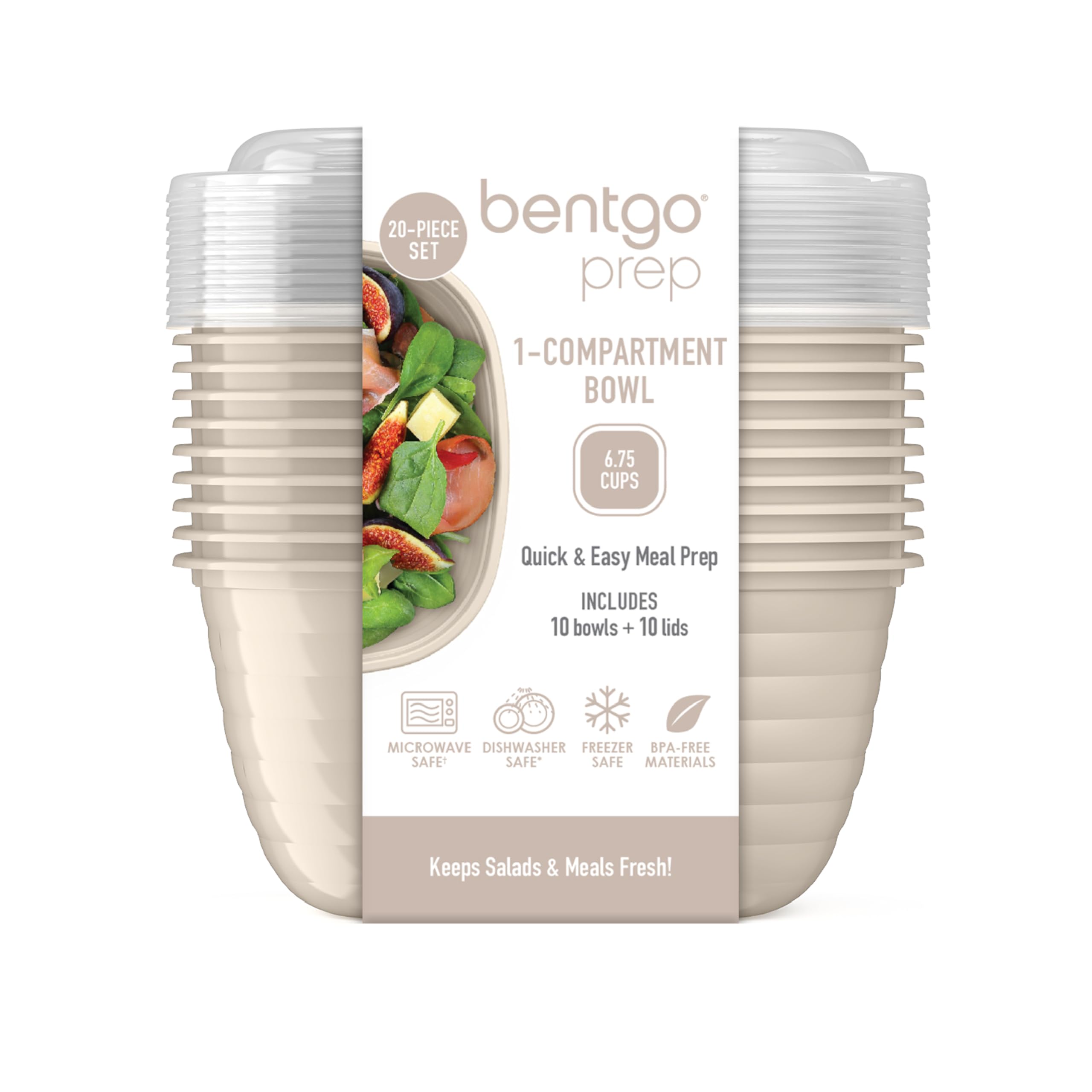 Foto 7 | Recipientes Para Almacenar Alimentos Meal Prep Bentgo Prep Con 1 Compartimento - Venta Internacional.
