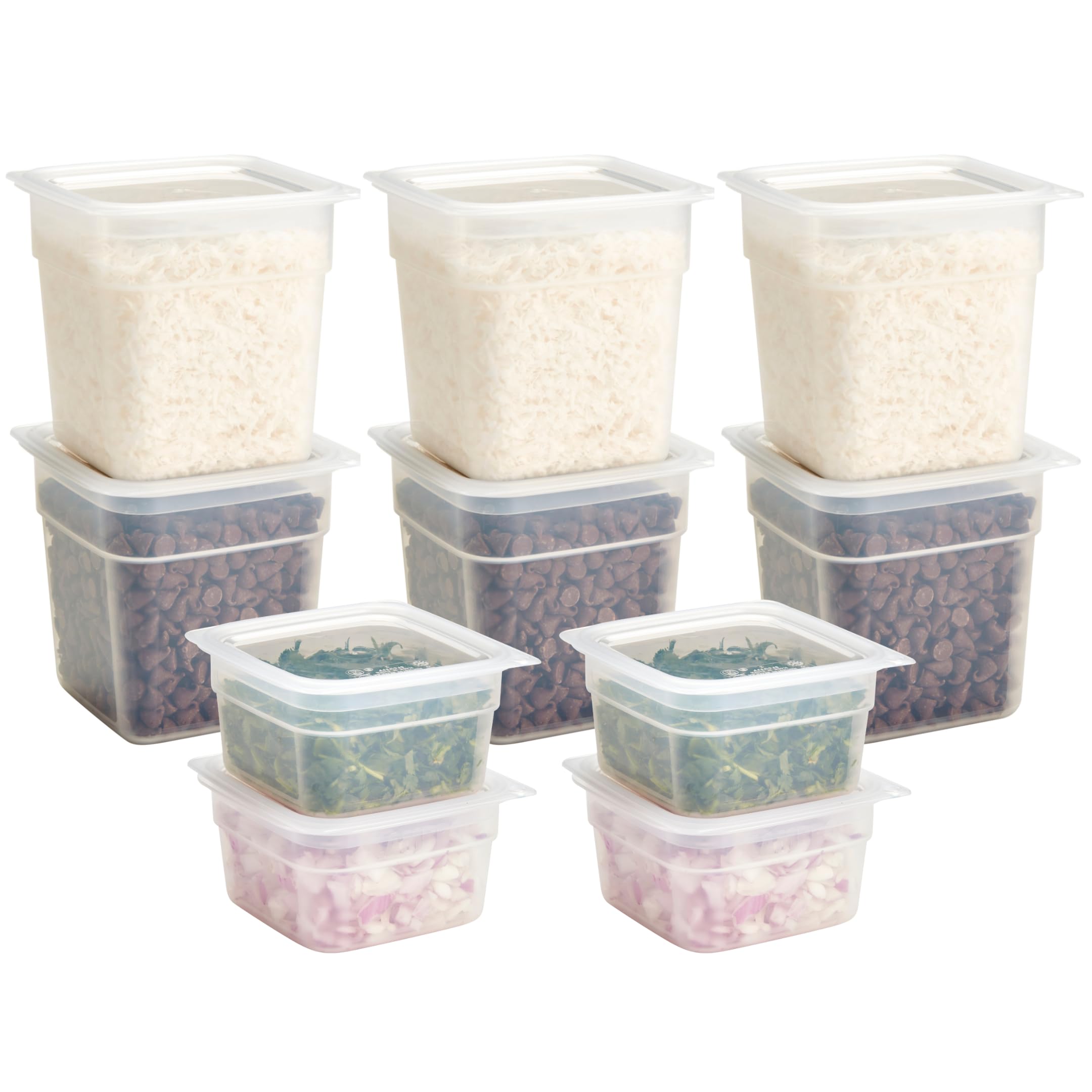 Recipientes De Almacenamiento De Alimentos Cambro 473 Ml Y 946 Ml (juego De 20 Piezas) - Venta Internacional.