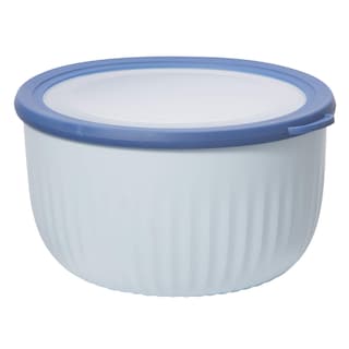 Foto 1 | Recipiente De Plástico Oggi Prep, Store & Serve De 4 Litros, Azul Con Tapa Azul Dk - Venta Internacional.