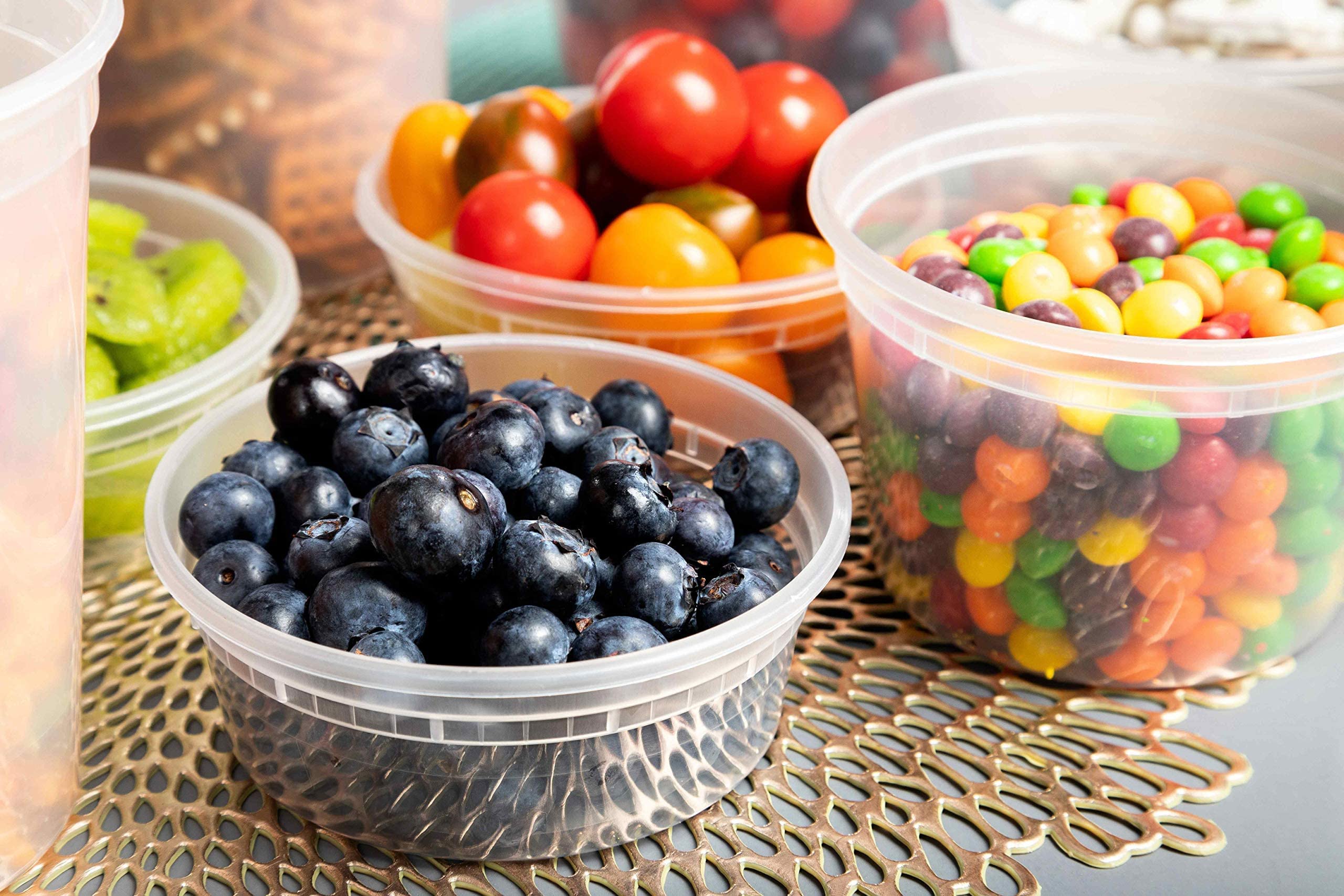 Foto 4 | Recipientes Para Comida Safeware Deli Plastic 8 Oz [50 Juegos] Herméticos - Venta Internacional.