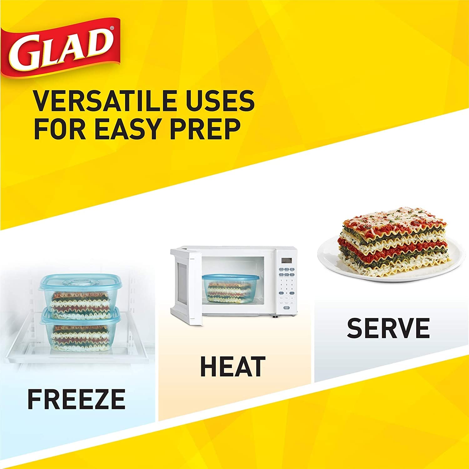 Foto 4 | Contenedores De Almacenamiento De Alimentos, Paquete De Congeladores Gladware - Venta Internacional.