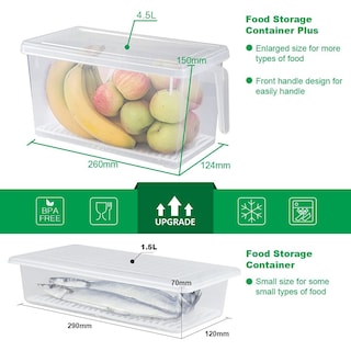 Foto 2 | Recipientes De Almacenamiento De Verduras Silivo Lettuce Keeper 4,5 L (paquete De 3) - Venta Internacional.