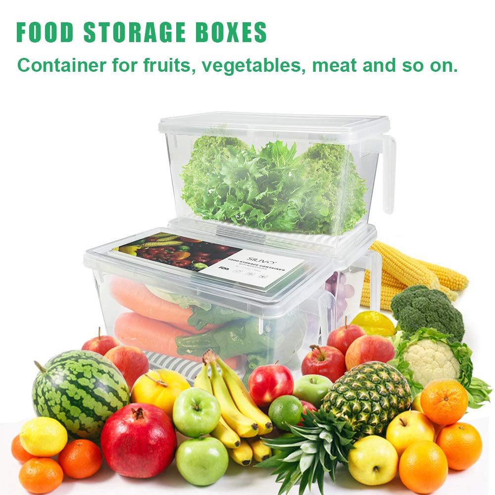 Foto 5 | Recipientes De Almacenamiento De Verduras Silivo Lettuce Keeper 4,5 L (paquete De 3) - Venta Internacional.