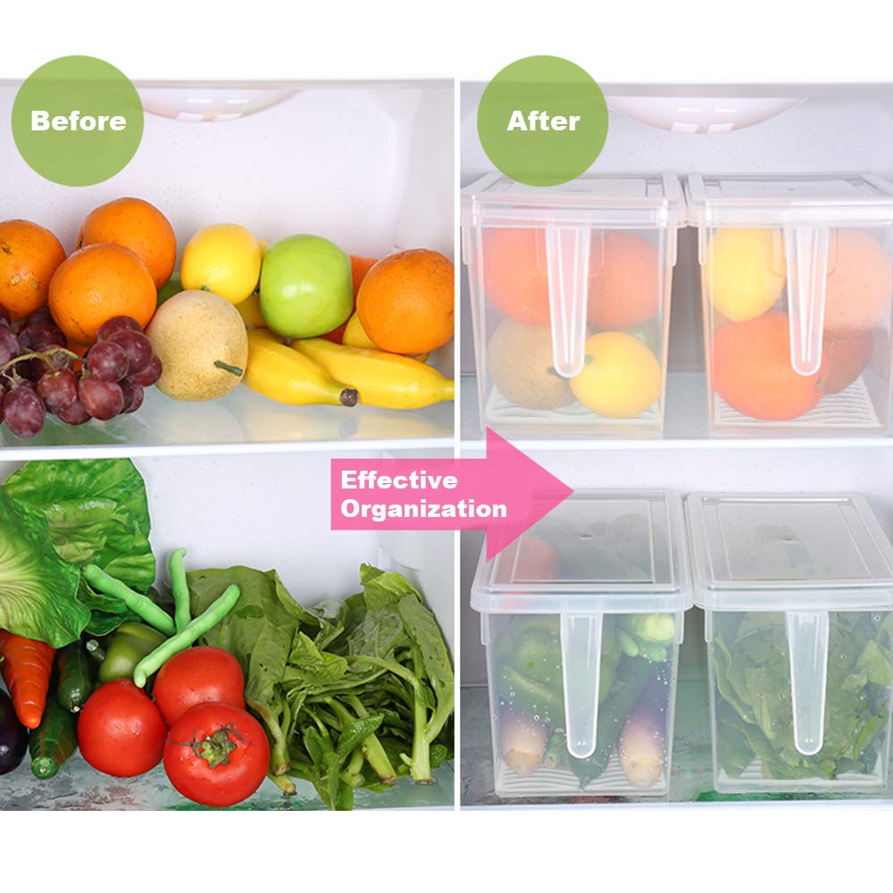 Foto 7 pulgar | Recipientes De Almacenamiento De Verduras Silivo Lettuce Keeper 4,5 L (paquete De 3) - Venta Internacional.