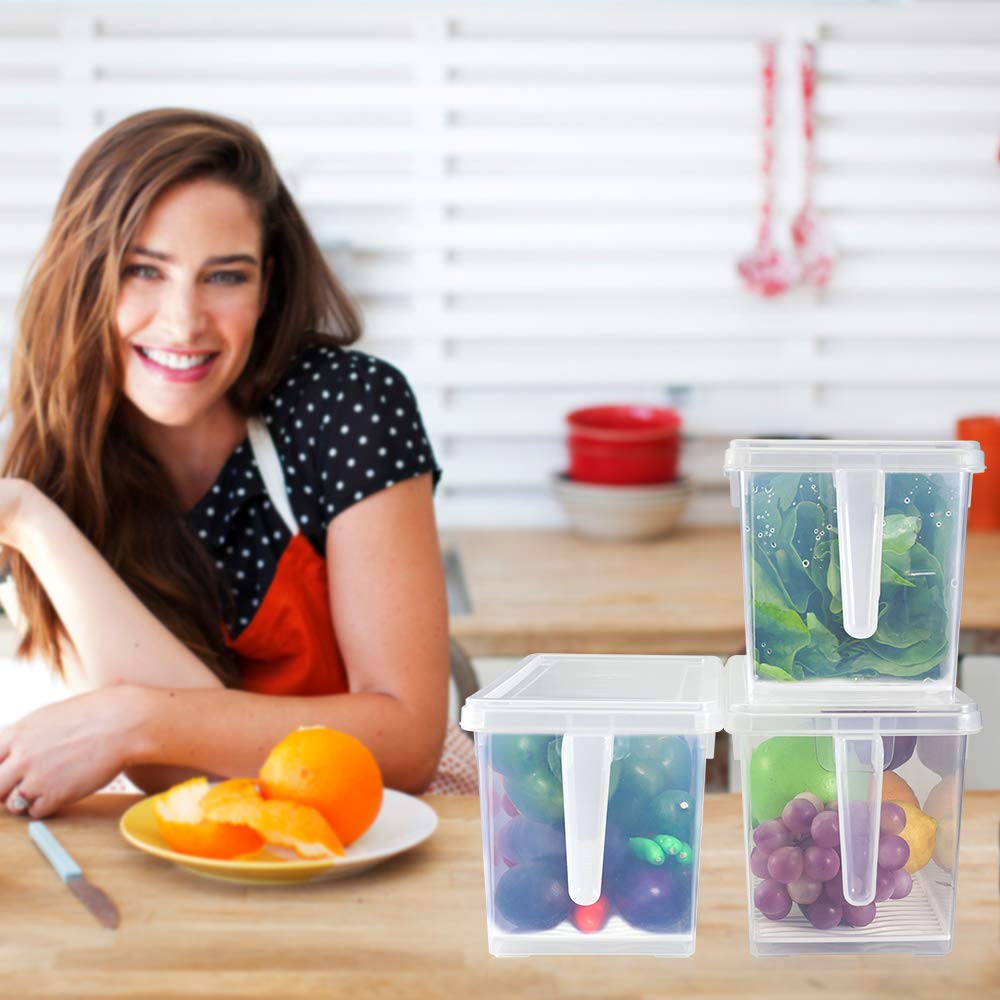 Foto 8 pulgar | Recipientes De Almacenamiento De Verduras Silivo Lettuce Keeper 4,5 L (paquete De 3) - Venta Internacional.