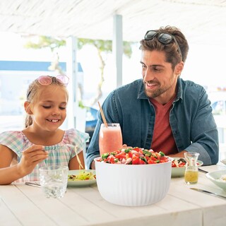 Foto 4 | Cuenco De Plástico Para Preparar, Almacenar Y Servir Oggi, 1,3 Litros, Gris, Con Tapa - Venta Internacional.