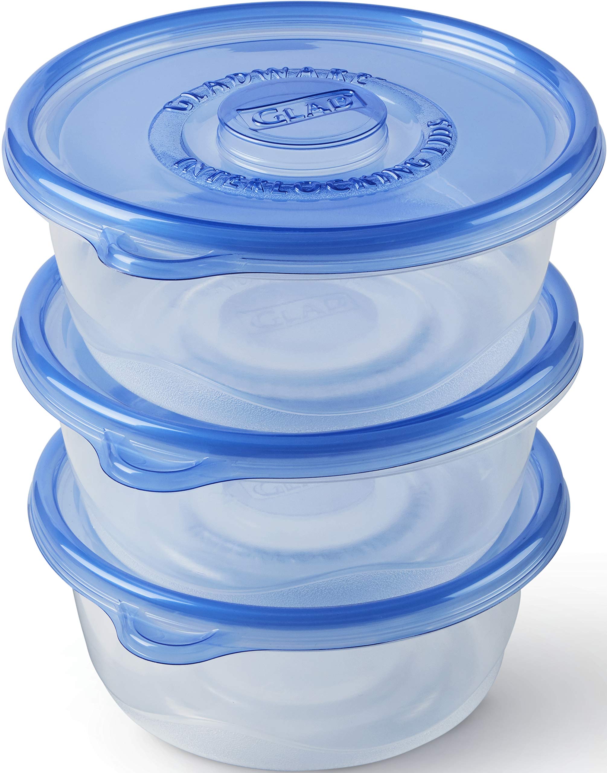 Foto 5 pulgar | Contenedor De Almacenamiento De Alimentos Glad Gladware Big Bowl 1.4 L, Juego De 3 - Venta Internacional.