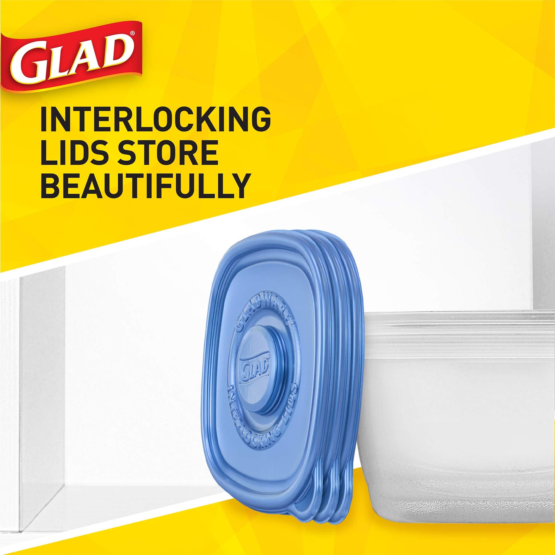 Foto 7 pulgar | Contenedor De Almacenamiento De Alimentos Glad Gladware Big Bowl 1.4 L, Juego De 3 - Venta Internacional.