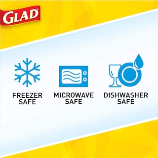 Foto 7 | Contenedor De Almacenamiento De Alimentos Glad Gladware Big Bowl 1.4 L, Juego De 3 - Venta Internacional.