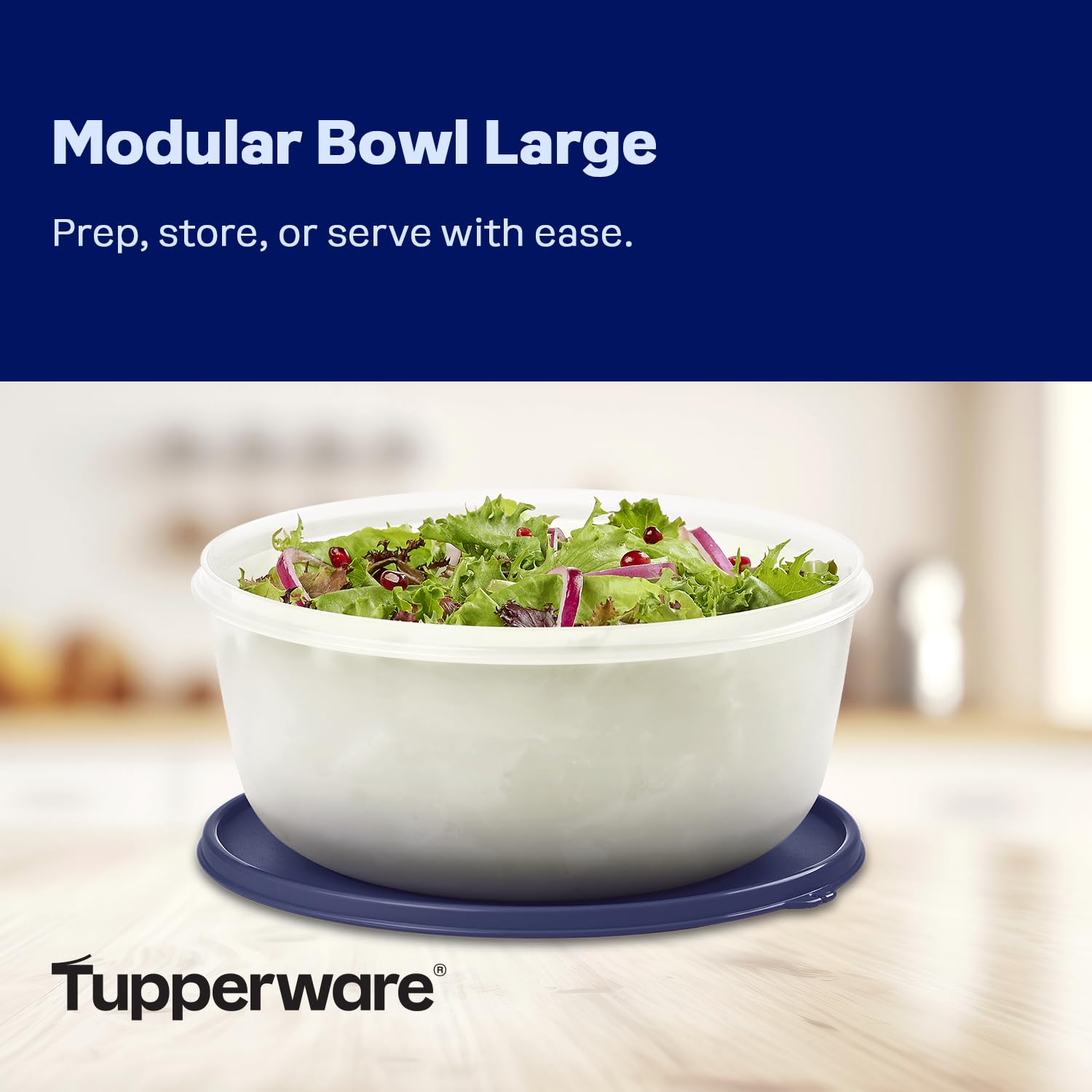 Foto 3 pulgar | Cuenco De Almacenamiento De Alimentos Tupperware, Modular, Grande, 4 Litros, Libre De Bpa - Venta Internacional.