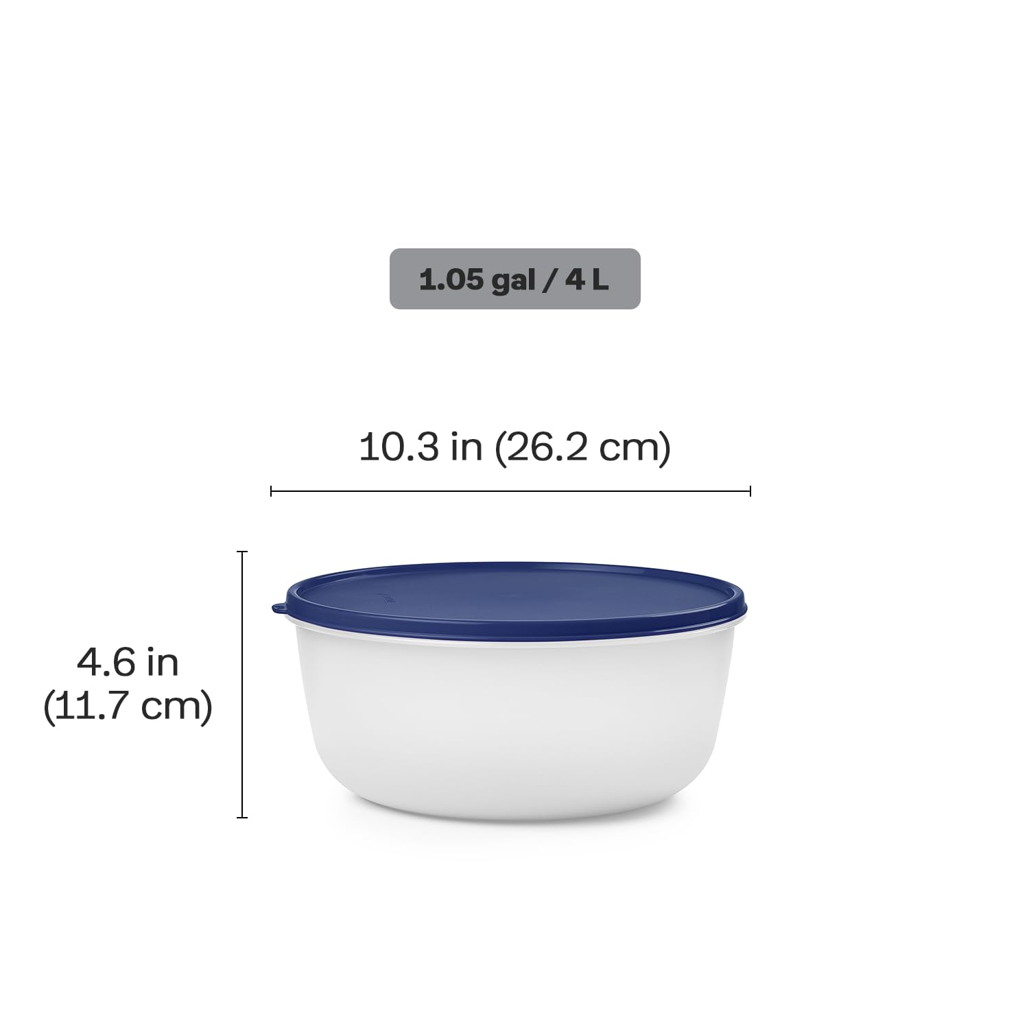 Foto 4 pulgar | Cuenco De Almacenamiento De Alimentos Tupperware, Modular, Grande, 4 Litros, Libre De Bpa - Venta Internacional.