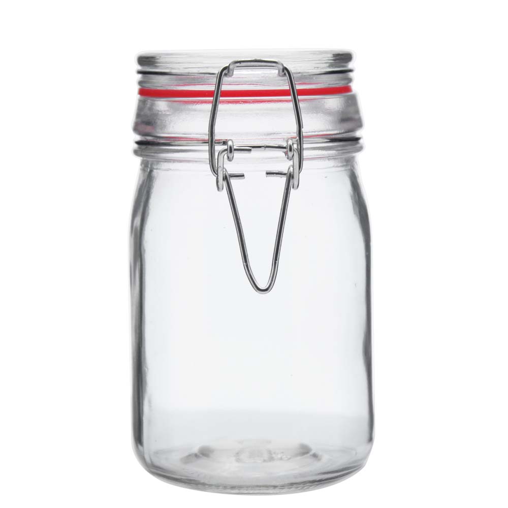 Foto 5 pulgar | 12 Frascos Hermeticos De Vidrio Para Mermelada Vencort Tapa Roja 250 Ml