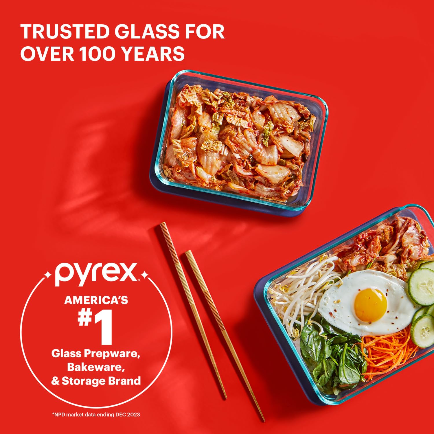 Foto 6 | Set De Almacenamiento De Alimentos Pyrex De 14 Piezas De Vidrio Para 7, 4, 2 Y 1 Taza Con Tapas - Venta Internacional.