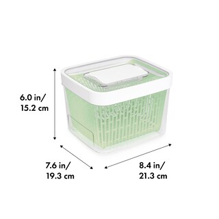 Foto 2 | Produce Keeper Oxo Good Grips Greensaver, 4,3 L, Color Blanco - Venta Internacional.