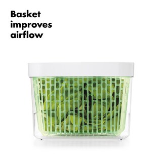 Foto 5 | Produce Keeper Oxo Good Grips Greensaver, 4,3 L, Color Blanco - Venta Internacional.