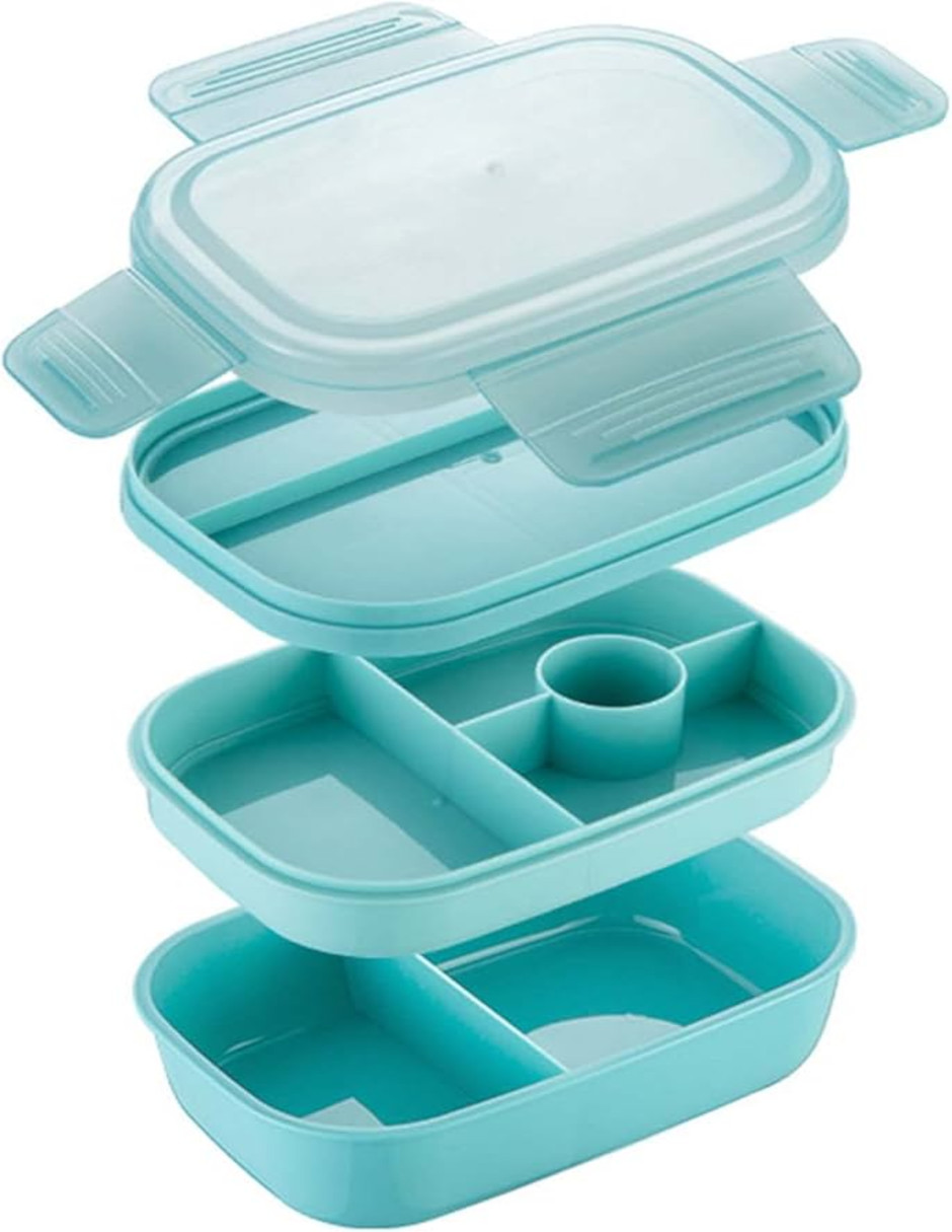 Foto 3 pulgar | Box Lunch 3 Niveles + Gratis Termo Güish De Regalo