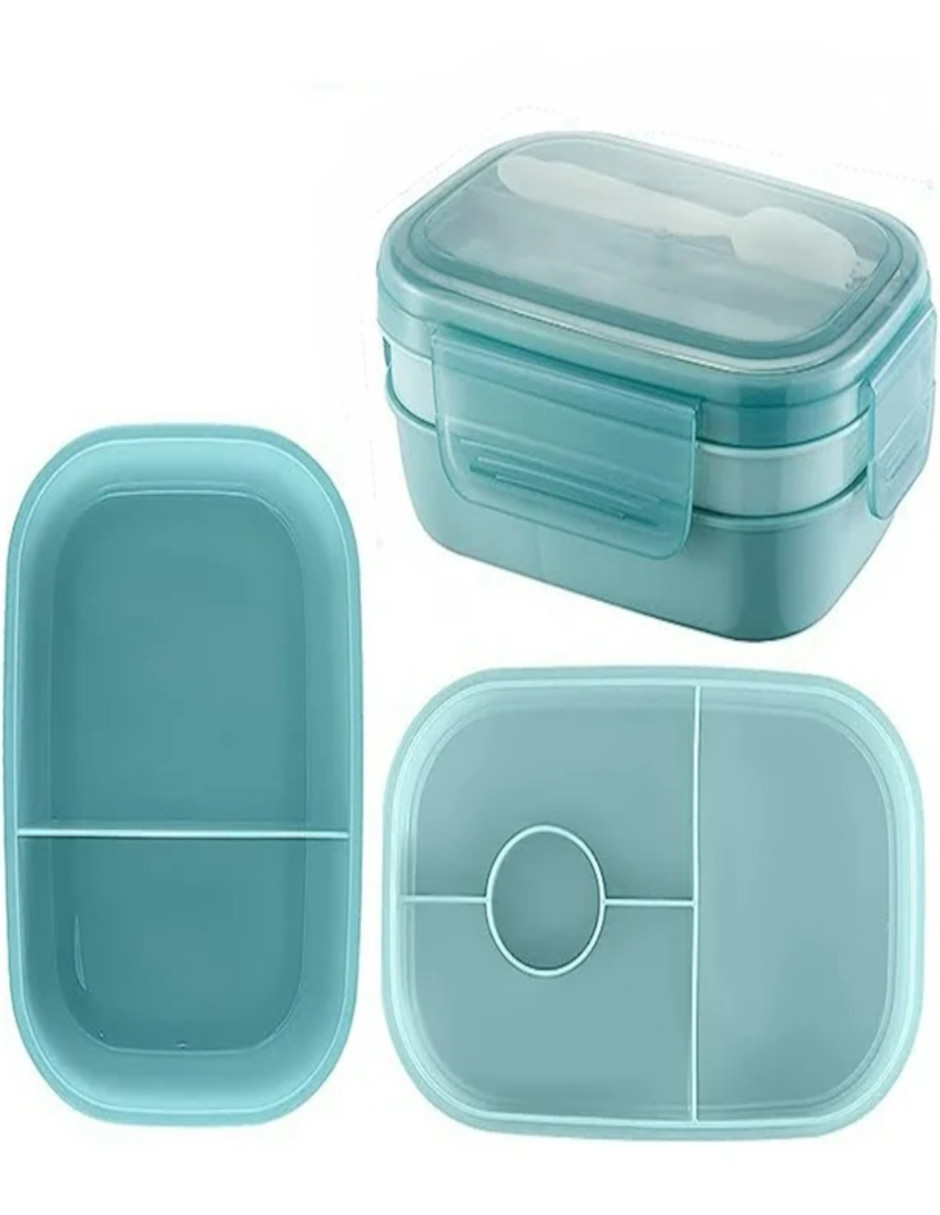 Foto 5 pulgar | Box Lunch 3 Niveles + Gratis Termo Güish De Regalo