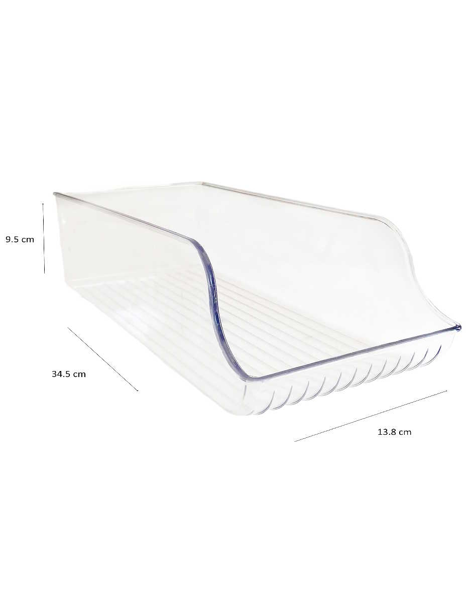 Foto 5 pulgar | Contenedor Zense Pekin Latas 34.5x13.8x9.5 Cm Transparente