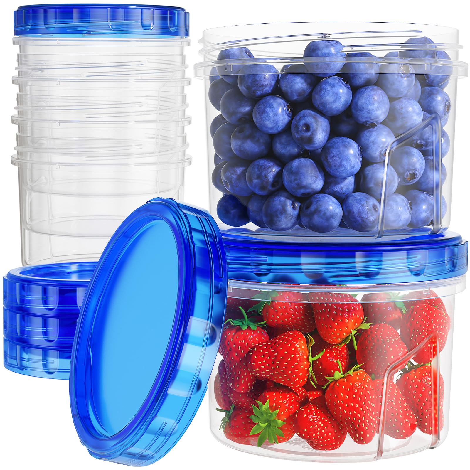 Foto 2 pulgar | Contenedores De Almacenamiento Para Congelador Hometall, Paquete De 6, 500 Ml, Sin Bpa - Venta Internacional.