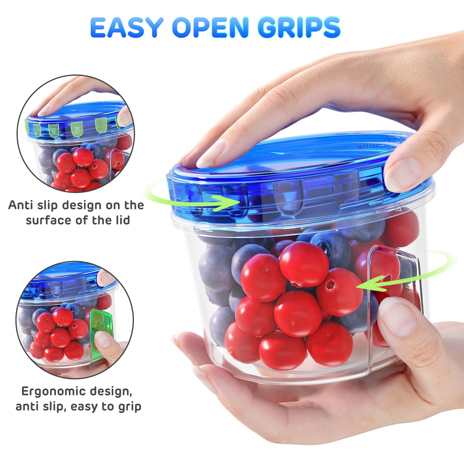 Foto 5 pulgar | Contenedores De Almacenamiento Para Congelador Hometall, Paquete De 6, 500 Ml, Sin Bpa - Venta Internacional.
