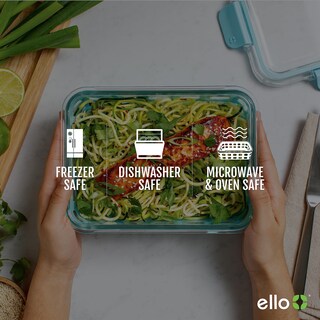 Foto 6 | Recipiente De Almacenamiento De Alimentos Ello Duraglass, 800 Ml, Paquete De 5 Unidades - Venta Internacional.