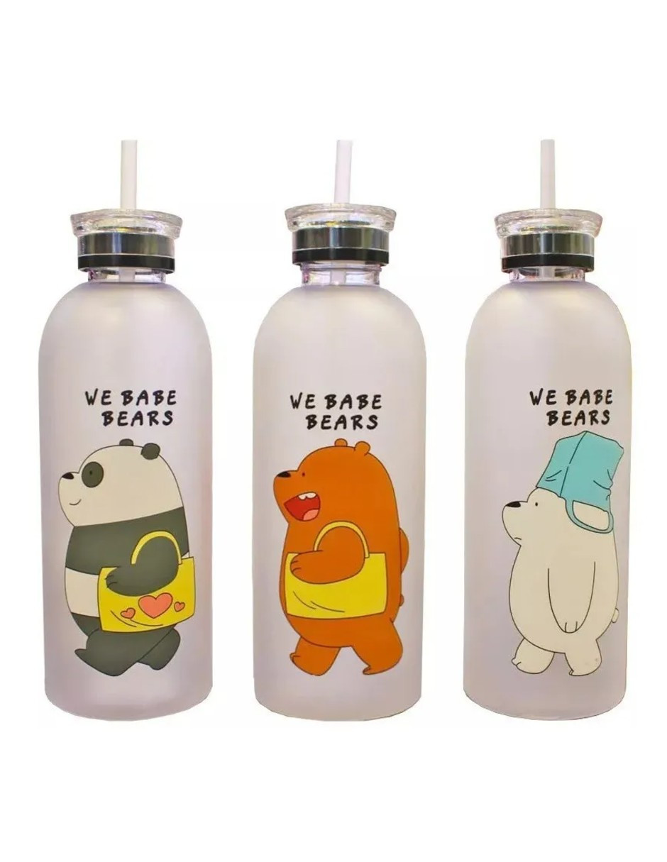 Foto 3 pulgar | 3 Botellas Cilindro Osos Escandalosos + Gratis Termo Güish De Regalo